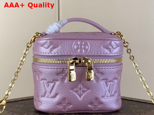 Louis Vuitton Micro Vanity Wisteria Monogram Empreinte Leather M82168 Replica