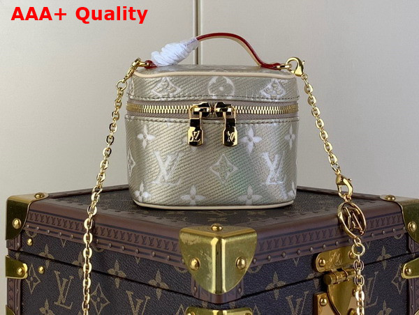 Louis Vuitton Micro Vanity in Beige Monoglam Coated Canvas M22920 Replica
