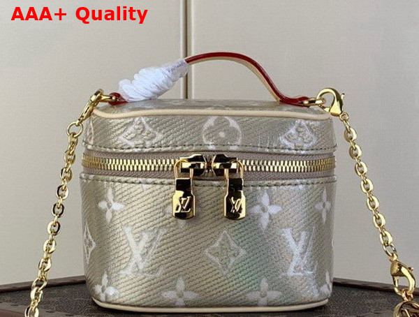 Louis Vuitton Micro Vanity in Beige Monoglam Coated Canvas M22920 Replica