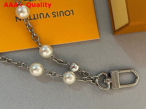 Louis Vuitton Midnight Pearl Chain Bag Charm M02758 Replica