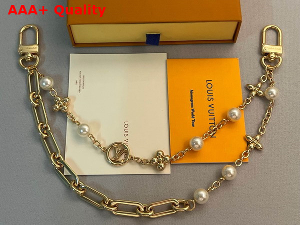 Louis Vuitton Midnight Pearl Chain Bag Charm M02758 Replica