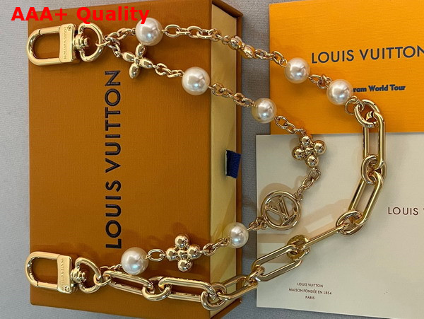 Louis Vuitton Midnight Pearl Chain Bag Charm M02758 Replica