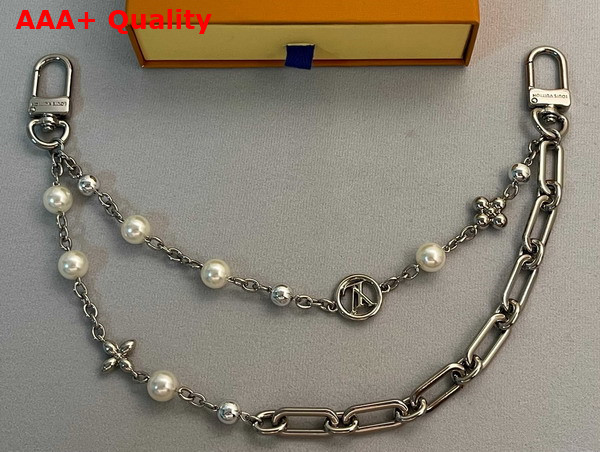 Louis Vuitton Midnight Pearl Chain Bag Charm M02758 Replica