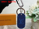 Louis Vuitton Military Tab Charm and Key Holder Blue M67779 Replica