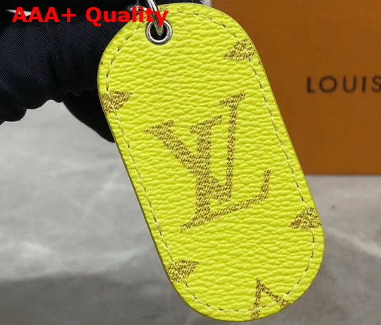 Louis Vuitton Military Tab Charm and Key Holder Yellow M67780 Replica