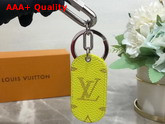 Louis Vuitton Military Tab Charm and Key Holder Yellow M67780 Replica