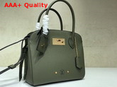 Louis Vuitton Milla PM Green Veau Nuage Calf Leather Replica