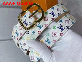 Louis Vuitton Mini 25mm Belt White Multicolor Monogram Canvas Replica
