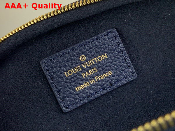 Louis Vuitton Mini Bumbag Navy Blue Cream Bicolor Monogram Empreinte Lleather M85636 Replica