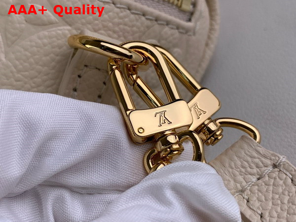 Louis Vuitton Mini Bumbag in Cream Monogram Empreinte Leather M83275 Replica