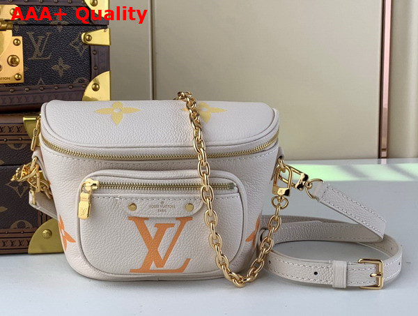 Louis Vuitton Mini Bumbag in Gradient Neutral Monogram Empreinte Leather M82208 Replica
