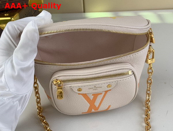 Louis Vuitton Mini Bumbag in Gradient Neutral Monogram Empreinte Leather M82208 Replica