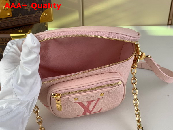 Louis Vuitton Mini Bumbag in Gradient Pink Monogram Empreinte Leather M82347 Replica