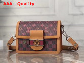 Louis Vuitton Mini Dauphine Handbag Monogram LV Pop Pink Replica