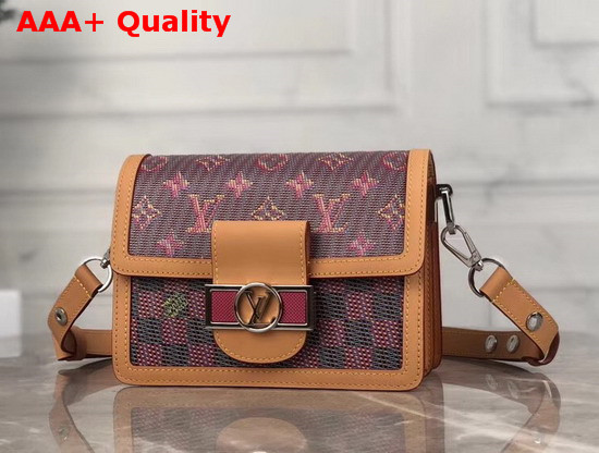 Louis Vuitton Mini Dauphine Handbag Monogram LV Pop Pink Replica