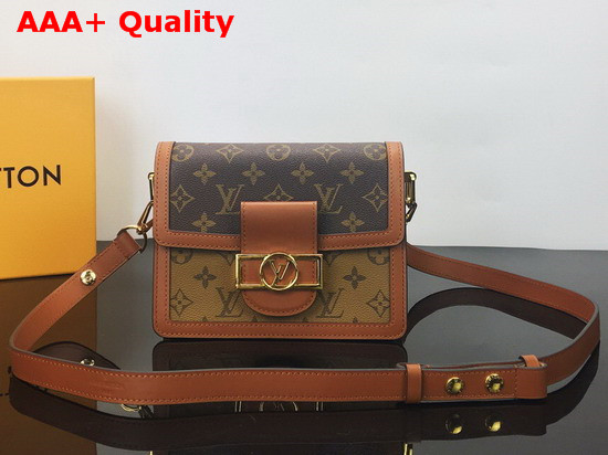 Louis Vuitton Mini Dauphine Monogram and Monogram Reverse Canvas M44580 Replica