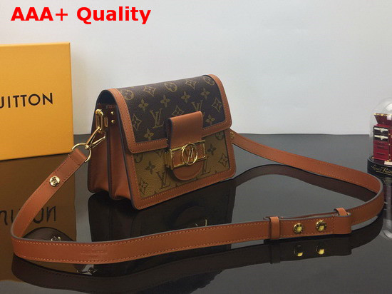 Louis Vuitton Mini Dauphine Monogram and Monogram Reverse Canvas M44580 Replica