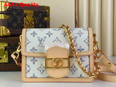 Louis Vuitton Mini Dauphine Multicolor Beige Monogram Jacquard Fabric M24841 Replica