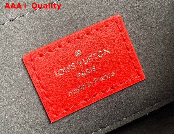 Louis Vuitton Mini Dauphine Red See Through Signature Leather M20359 Replica