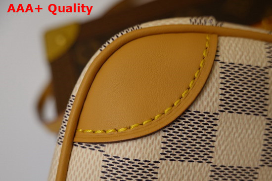 Louis Vuitton Mini Deauville Handbag Damier Azur Canvas N50048 Replica
