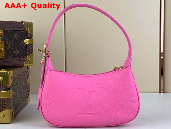 Louis Vuitton Mini Moon Bag in Lollipop Pink Monogram Empreinte Leather M82487 Replica