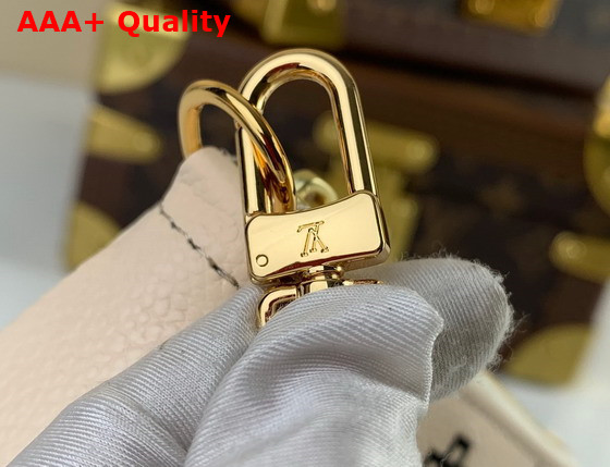 Louis Vuitton Mini Pochette Accessoires Creme Monogram Empreinte Embroidered Replica