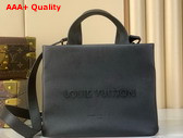 Louis Vuitton Mini Shopper Tote in Black Cowhide Leather Replica