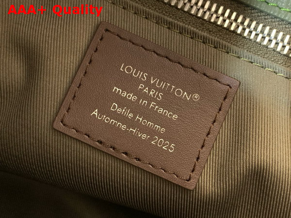 Louis Vuitton Mini Shopper Tote in Khaki Green Cowhide Leather M15238 Replica