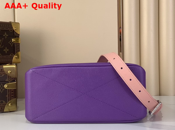 Louis Vuitton Mini Shopper Tote in Purple Cowhide Leather M27969 Replica