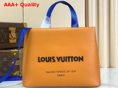 Louis Vuitton Mini Shopper Tote in Saffron Cowhide Leather M15237 Replica