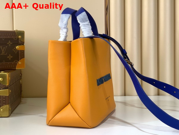 Louis Vuitton Mini Shopper Tote in Saffron Cowhide Leather M15237 Replica