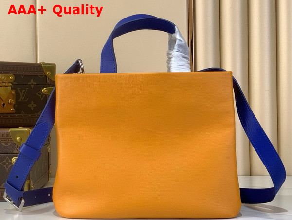 Louis Vuitton Mini Shopper Tote in Saffron Cowhide Leather M15237 Replica