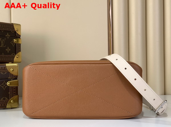 Louis Vuitton Mini Shopper Tote in Sand Cowhide Leather Replica