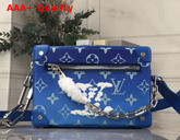 Louis Vuitton Mini Soft Trunk Blue Monogram Canvas Replica