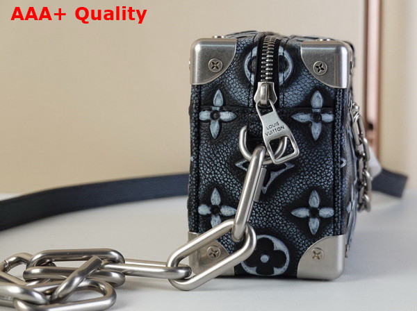 Louis Vuitton Mini Soft Trunk Charcoal Cowhide Leather Replica