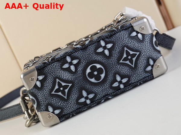 Louis Vuitton Mini Soft Trunk Charcoal Cowhide Leather Replica