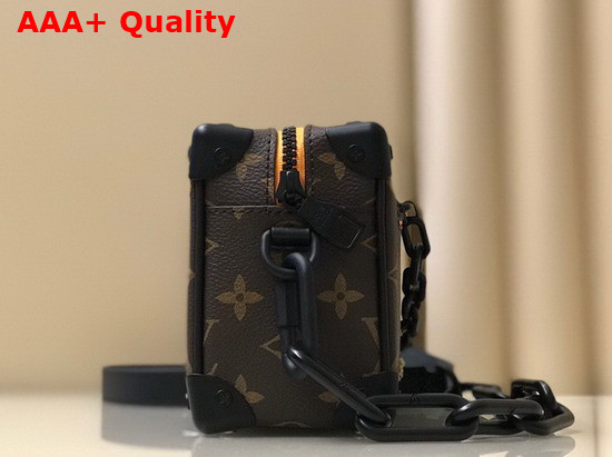 Louis Vuitton Mini Soft Trunk Made from Monogram Canvas with Trim in Matte Black Leather M80159 Replica