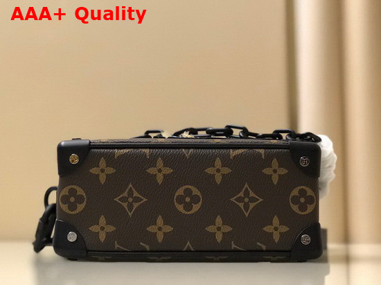 Louis Vuitton Mini Soft Trunk Made from Monogram Canvas with Trim in Matte Black Leather M80159 Replica