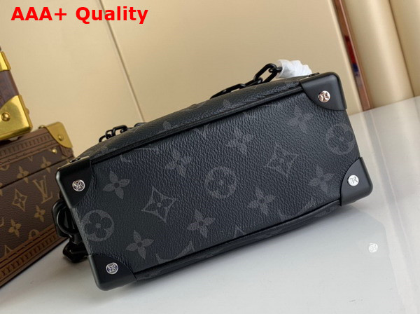 Louis Vuitton Mini Soft Trunk Monogram Eclipse Canvas with Matte Black Hardware M44735 Replica