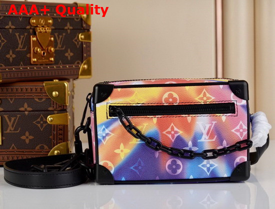 Louis Vuitton Mini Soft Trunk Monogram Sunset Coated Canvas with Matte Black Hardwares M80952 Replica