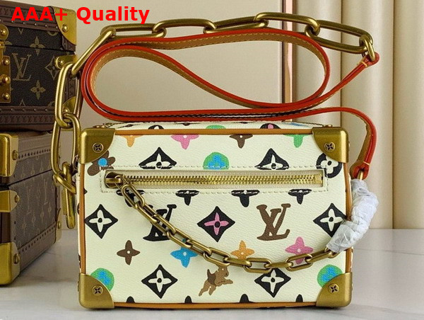 Louis Vuitton Mini Soft Trunk Vanilla Monogram Craggy Coated Canvas M25132 Replica