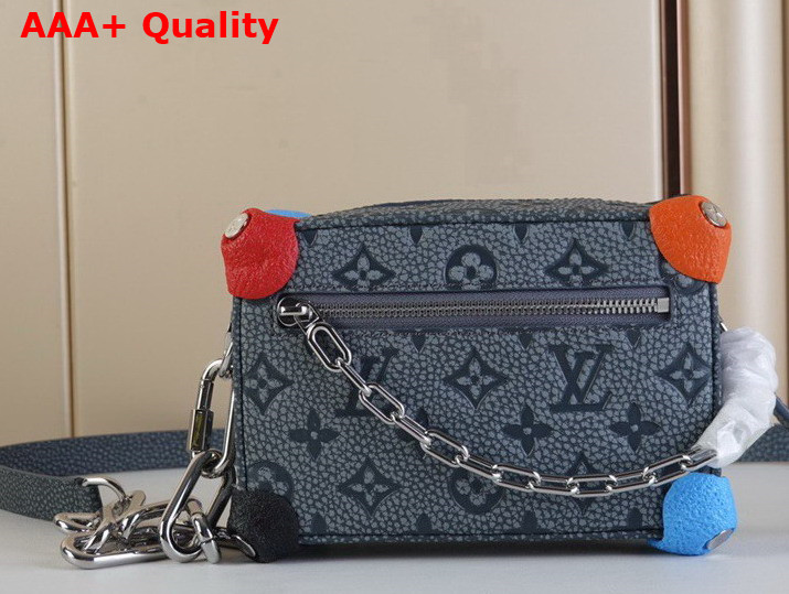 Louis Vuitton Mini Soft Trunk in Granite Gray Taurillon Monogram Leather Replica