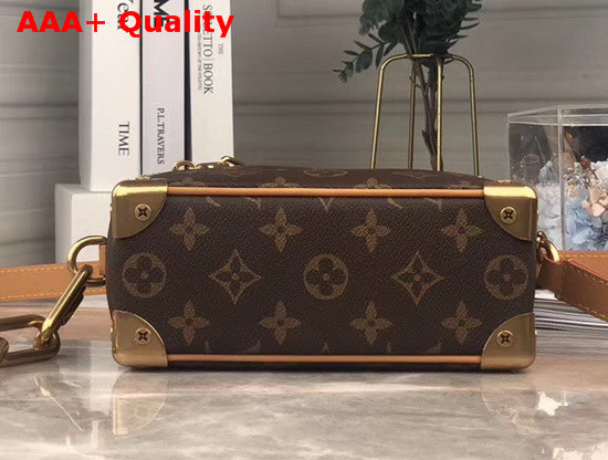 Louis Vuitton Mini Soft Trunk in Monogram Canvas with Brown Cowhide Leather Trim Replica