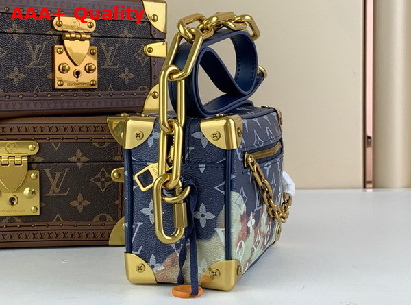 Louis Vuitton Mini Soft Trunk in Monogram Bleach Coated Canvas Replica