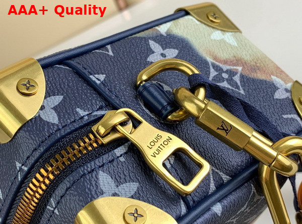 Louis Vuitton Mini Soft Trunk in Monogram Bleach Coated Canvas Replica