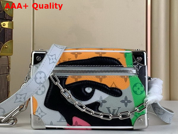 Louis Vuitton Mini Soft Trunk in Multicolor Monogram Coated Canvas and Cowhide Leather M23144 Replica