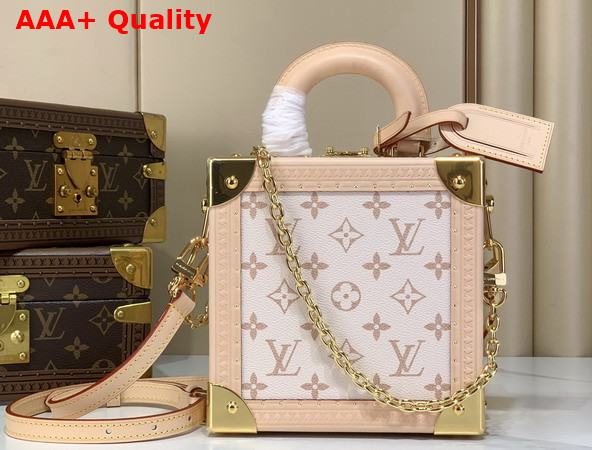 Louis Vuitton Mini Square Trunk in Monogram Dune Coated Canvas M28676 Replica