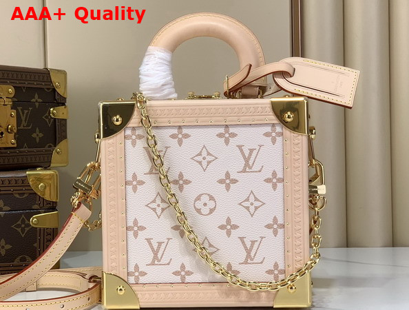Louis Vuitton Mini Square Trunk in Monogram Dune Coated Canvas M28676 Replica