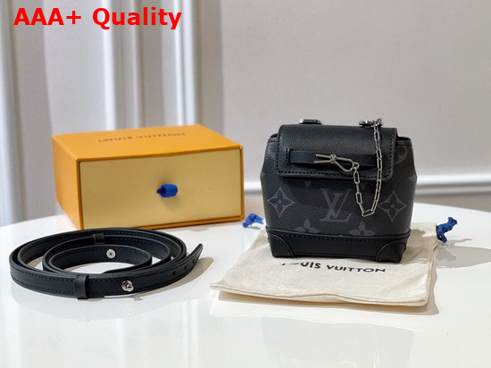 Louis Vuitton Mini Steamer Monogram Eclipse Canvas M00340 Replica