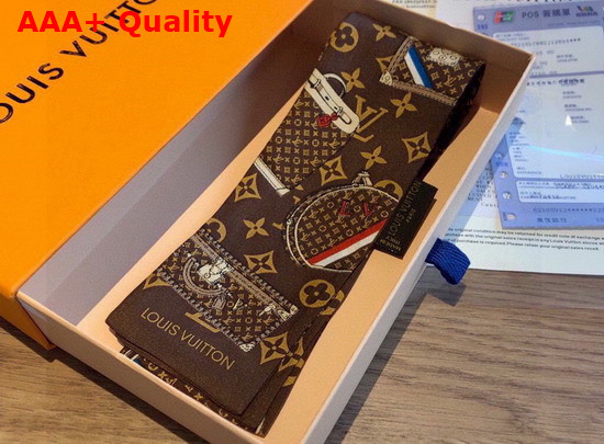 Louis Vuitton Monogram Bandeau in Brown Silk Replica